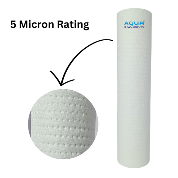 10-Inch-High Density Spun Pre-Filter Solid Filter Cartridge - Image 4